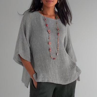 Argilia - Casual Crew Hals Los T-shirt