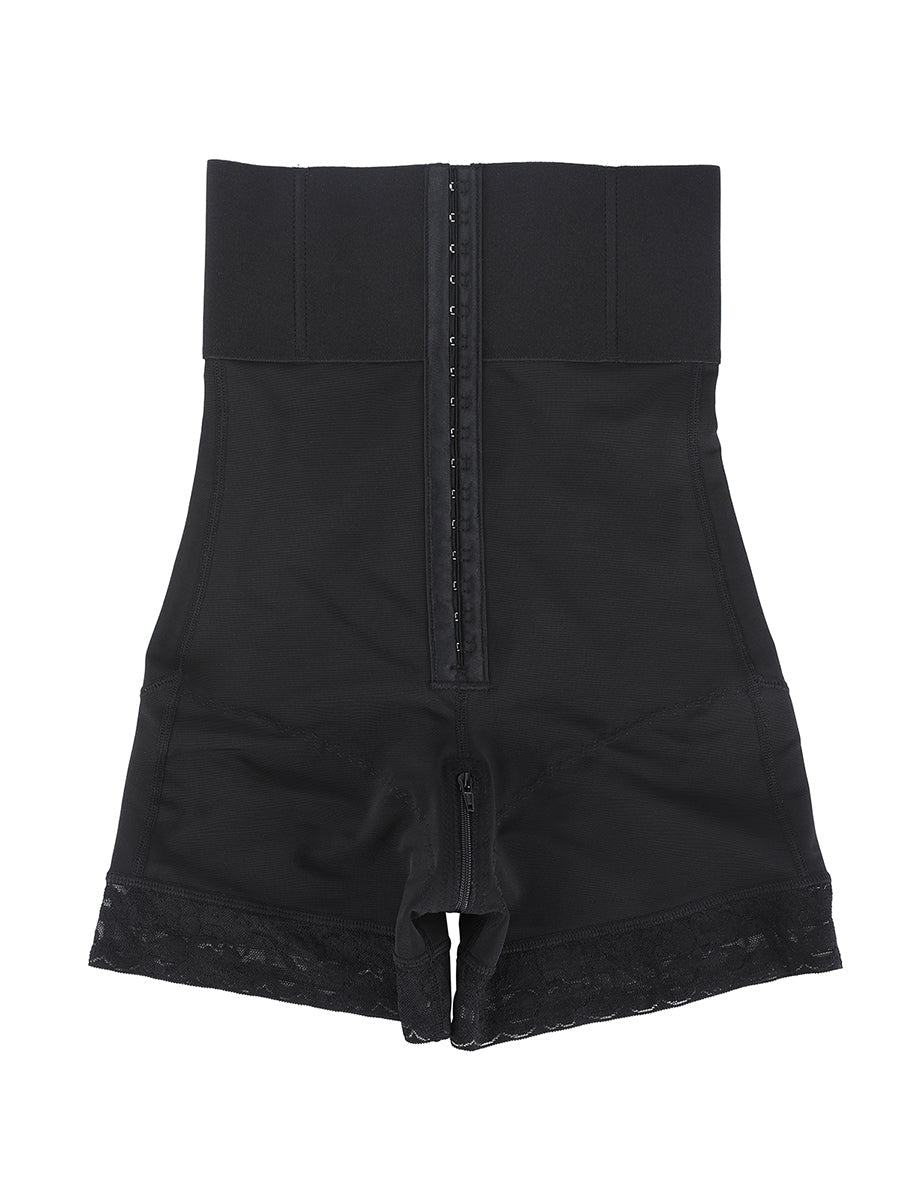 Daffodil - Bloemenkant Hoge Taille Shaping Shorts
