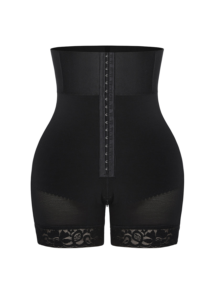 Daffodil - Bloemenkant Hoge Taille Shaping Shorts