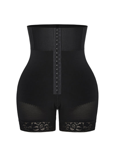 Daffodil - Bloemenkant Hoge Taille Shaping Shorts