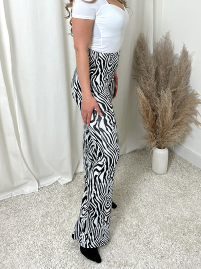 Lianne - Classic Print Pants for Women