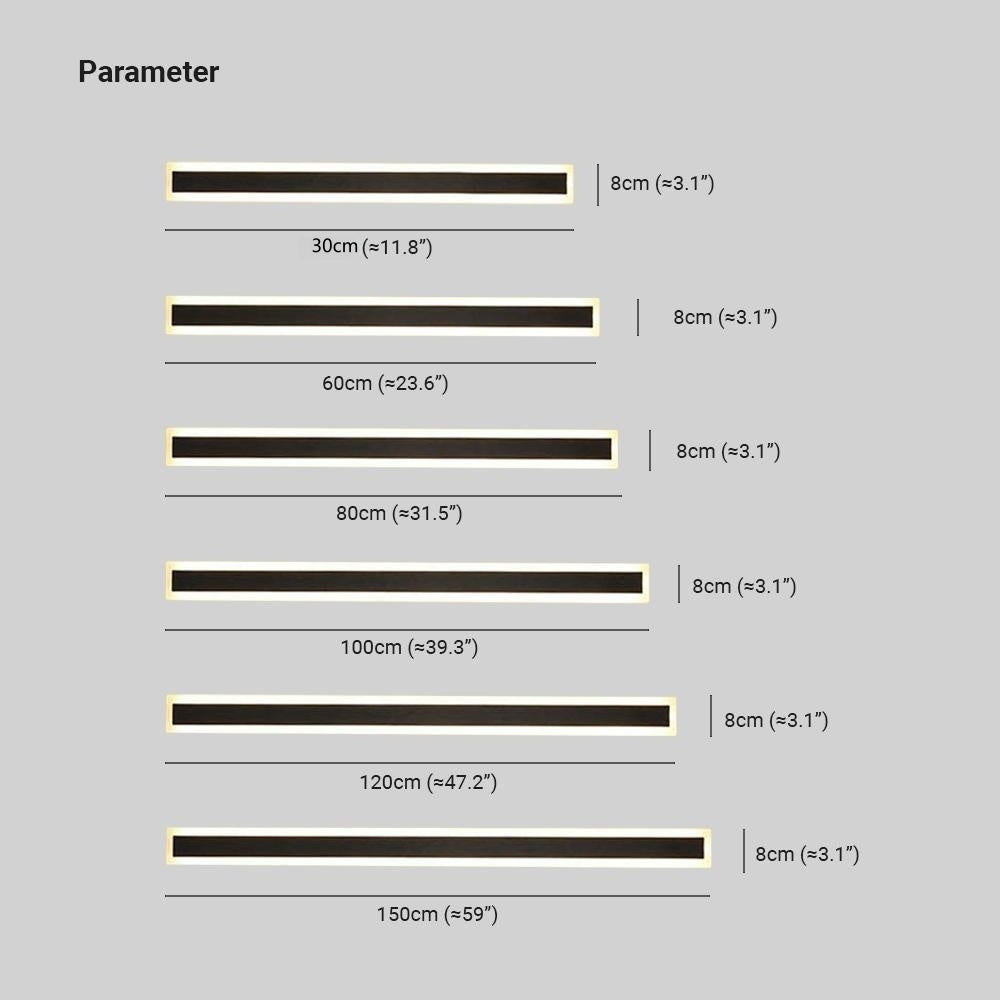 Ameran – Modern LED Outdoor Wall Light Black Metal For Garden Balcony