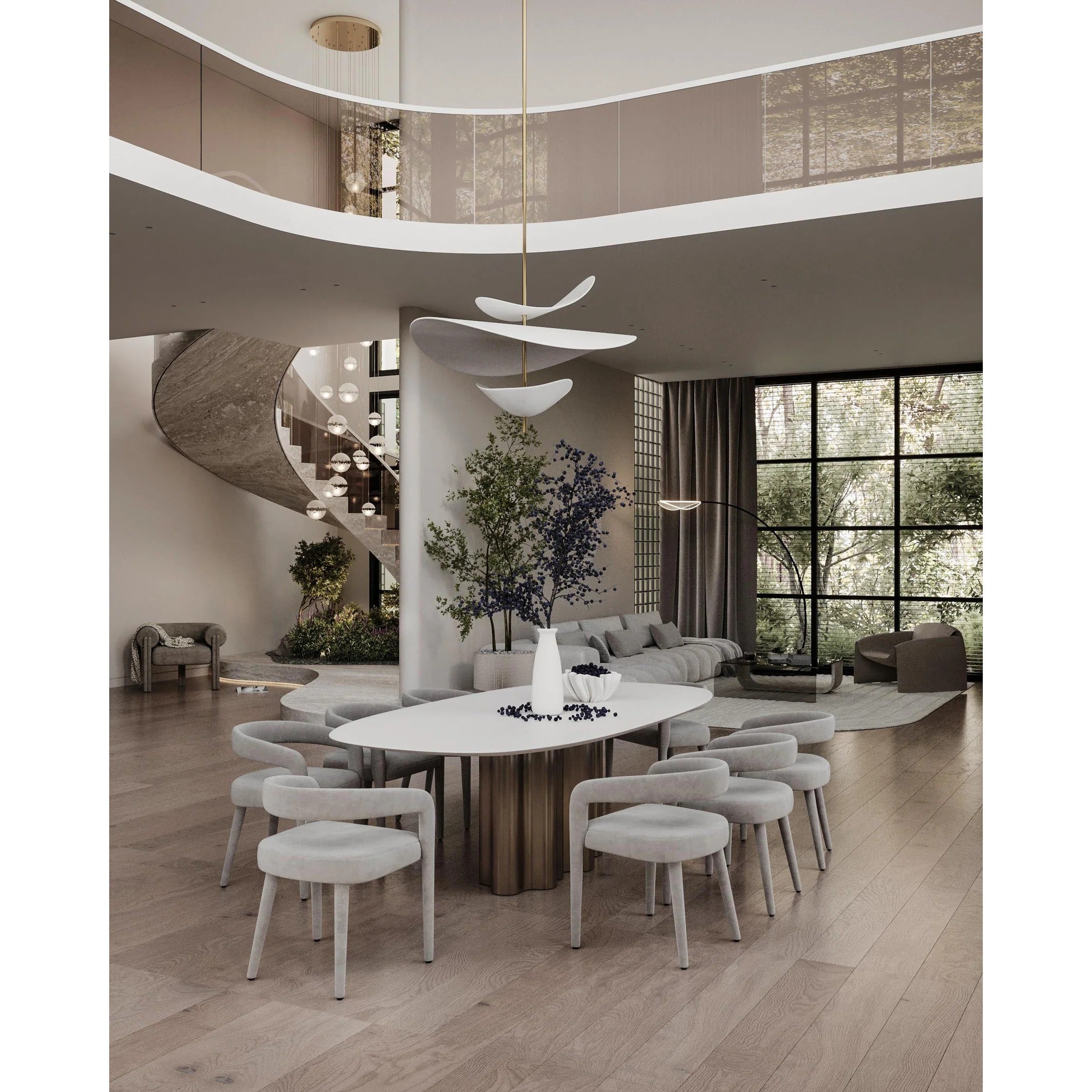 Unorara - Nordic Floating Metal Pendant Lamp