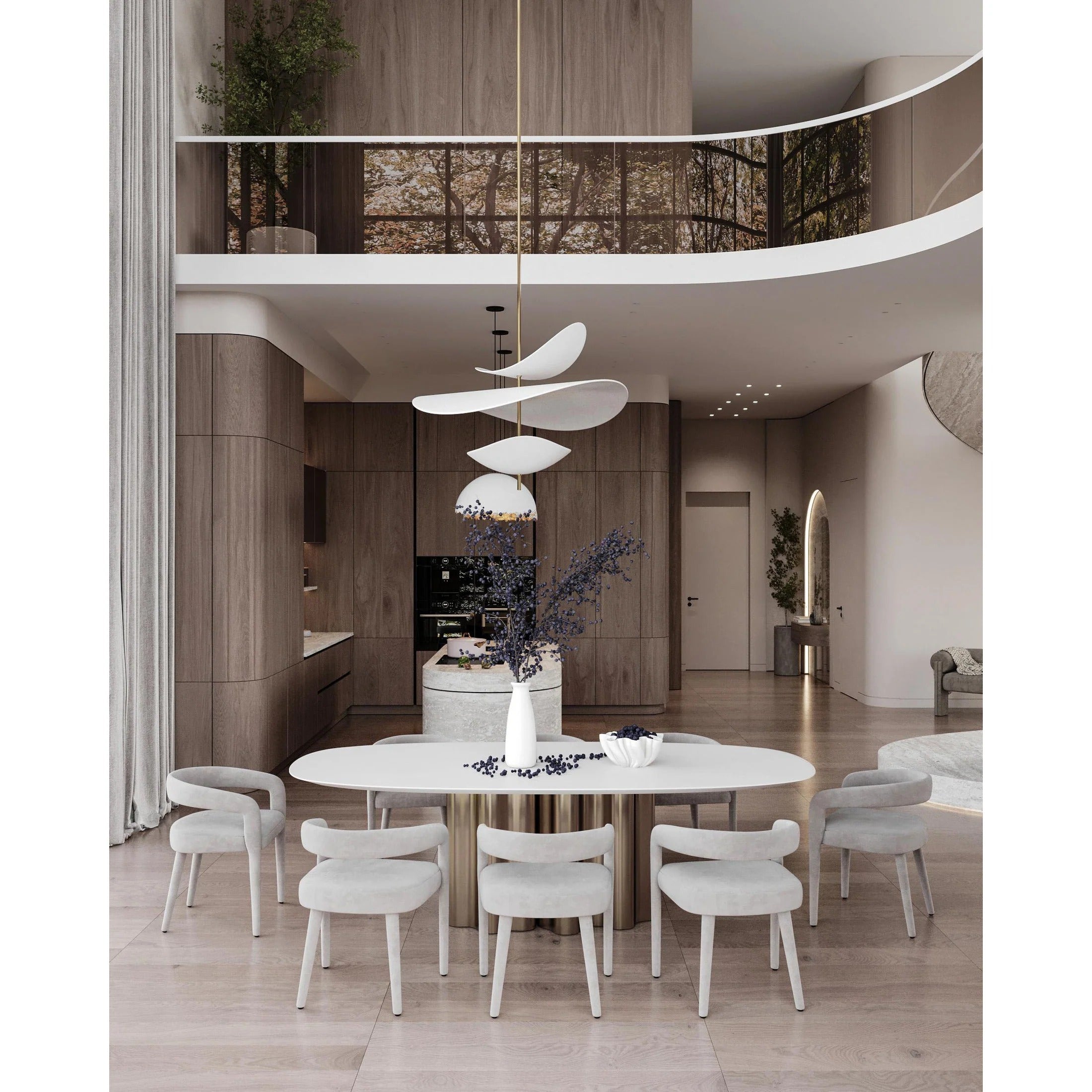 Unorara - Nordic Floating Metal Pendant Lamp