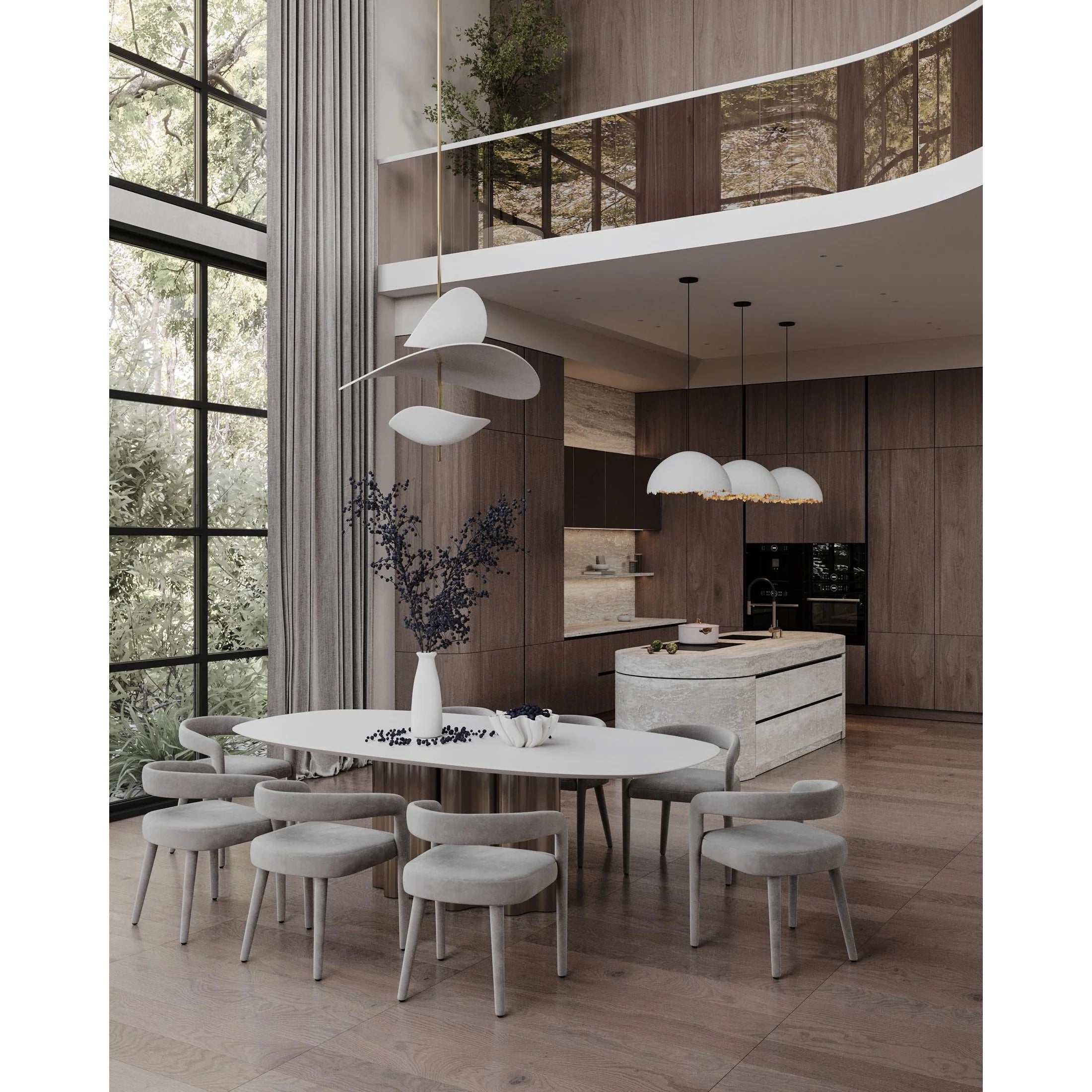 Unorara - Nordic Floating Metal Pendant Lamp