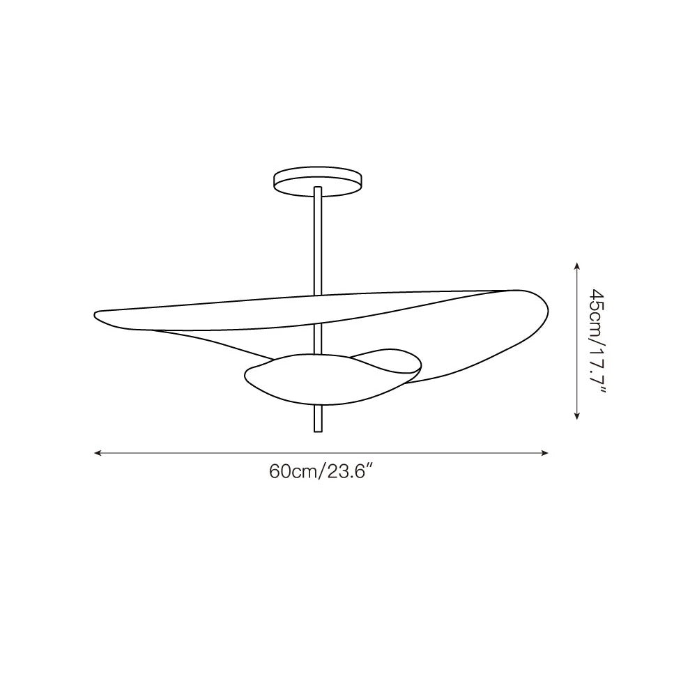 Unorara - Nordic Floating Metal Pendant Lamp