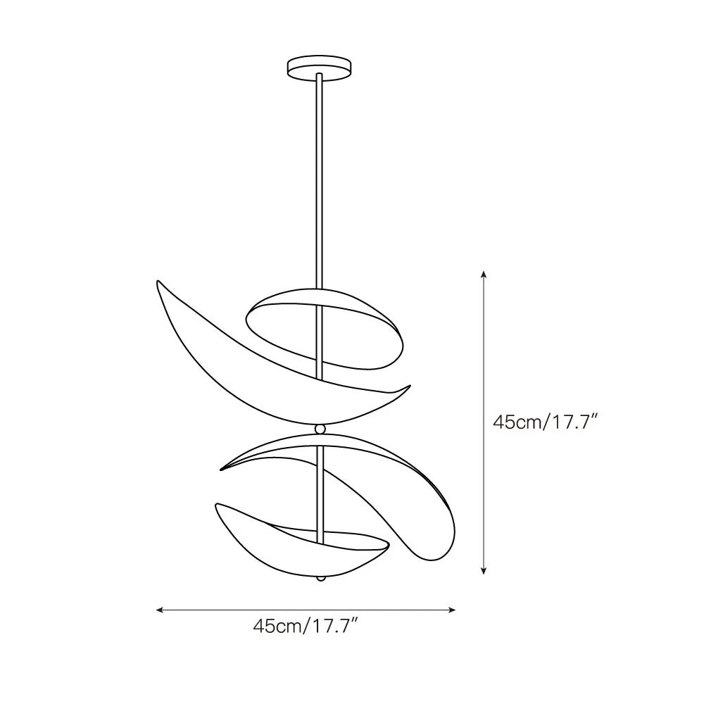 Unorara - Nordic Floating Metal Pendant Lamp