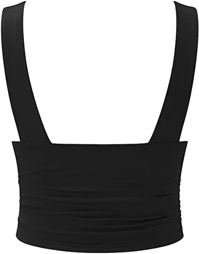 Inès – Sleeveless Deep-Cut Top