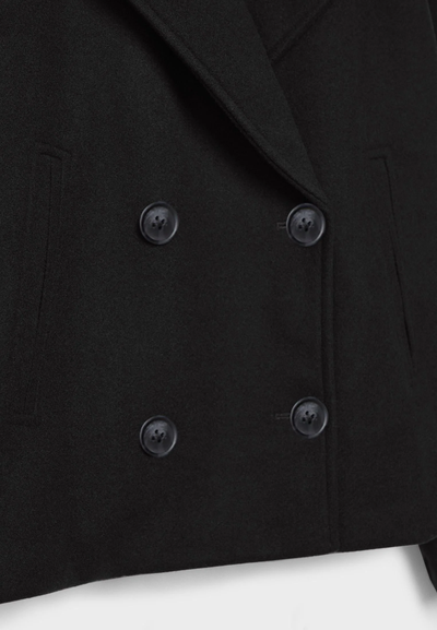Isa – Short Coat with Double Row of Button Closure