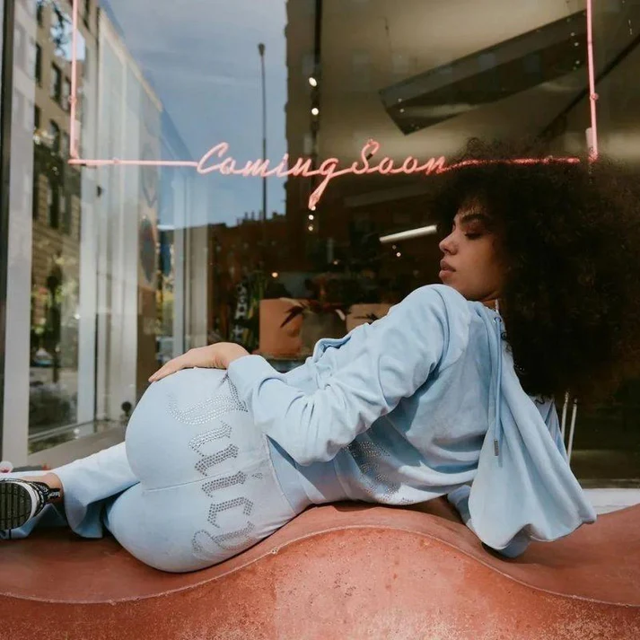 Jade – Velour Tracksuit with Hood 