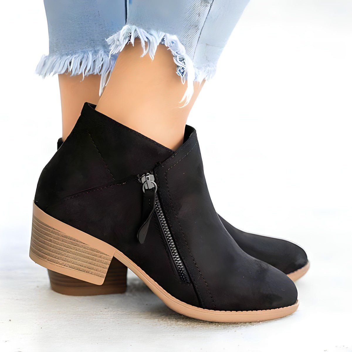 Jeanette - Stylish Heeled Boots for Women