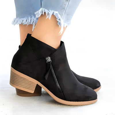 Jeanette - Stylish Heeled Boots for Women