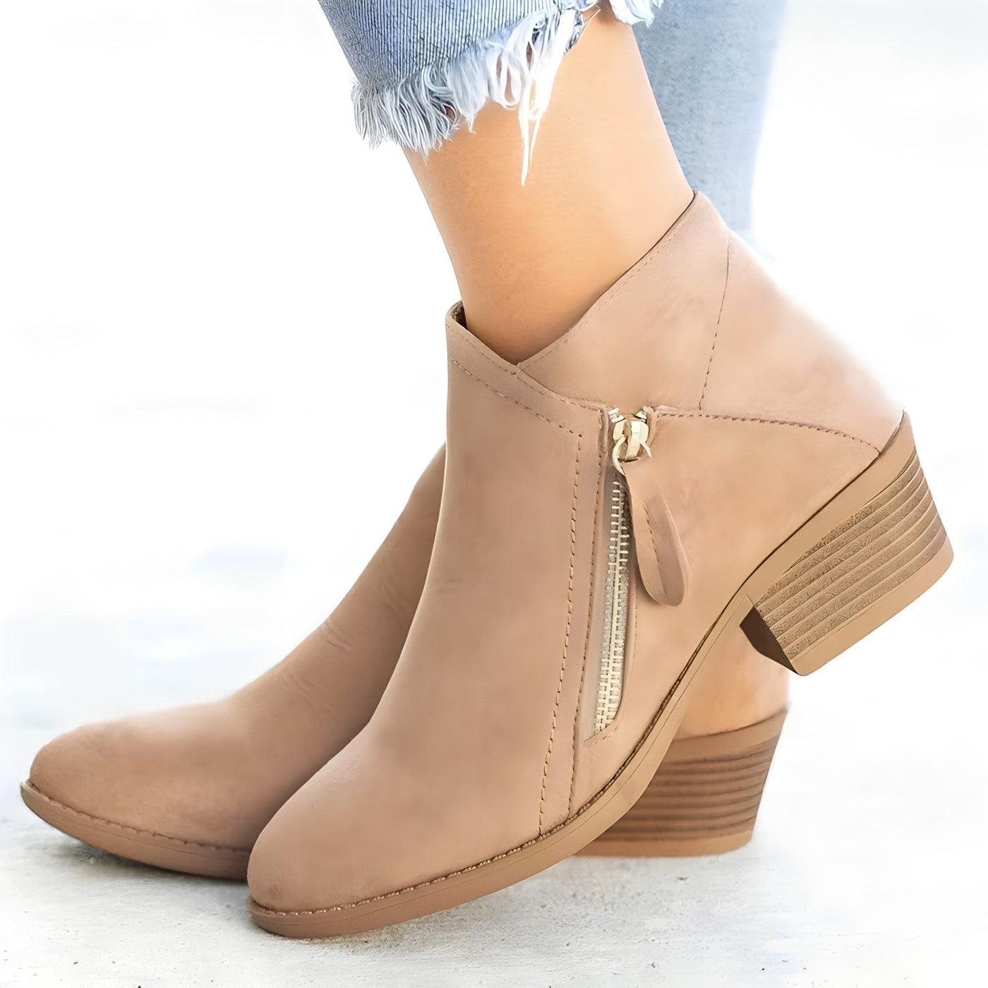 Jeanette - Stylish Heeled Boots for Women