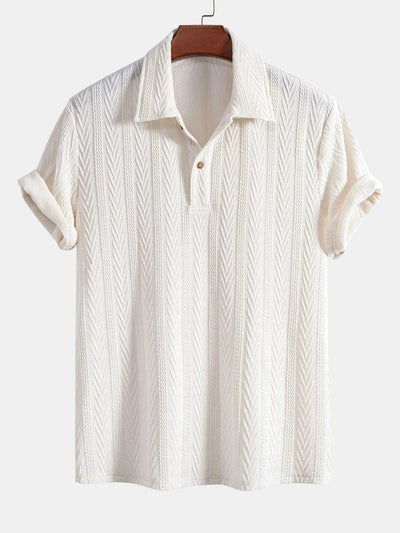 Edouard｜Beige polo voor heren