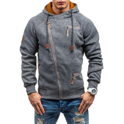 Asymmetrisch ritsjack voor heren
