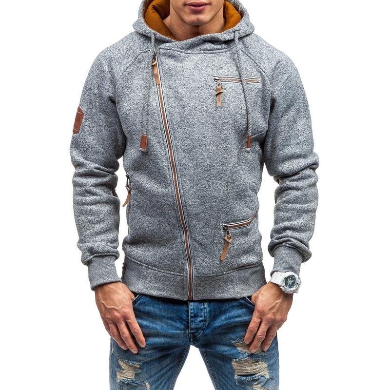 Asymmetrisch ritsjack voor heren