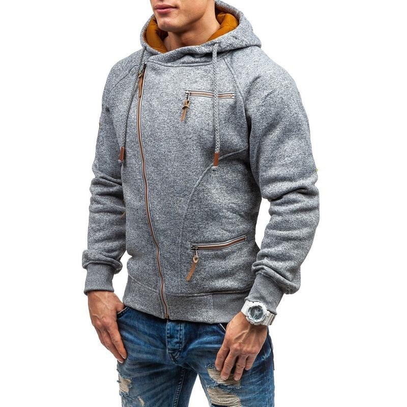 Asymmetrisch ritsjack voor heren