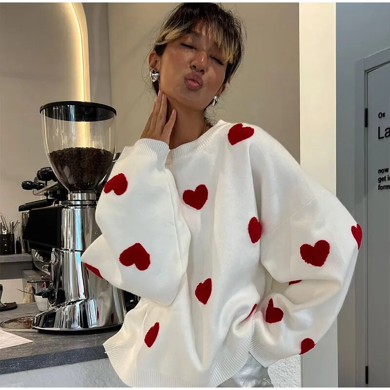 Gebreide oversized trui voor dames