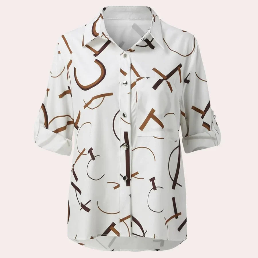 Karin Chic Damesblouse van Polyester