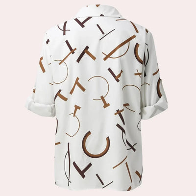 Karin Chic Damesblouse van Polyester