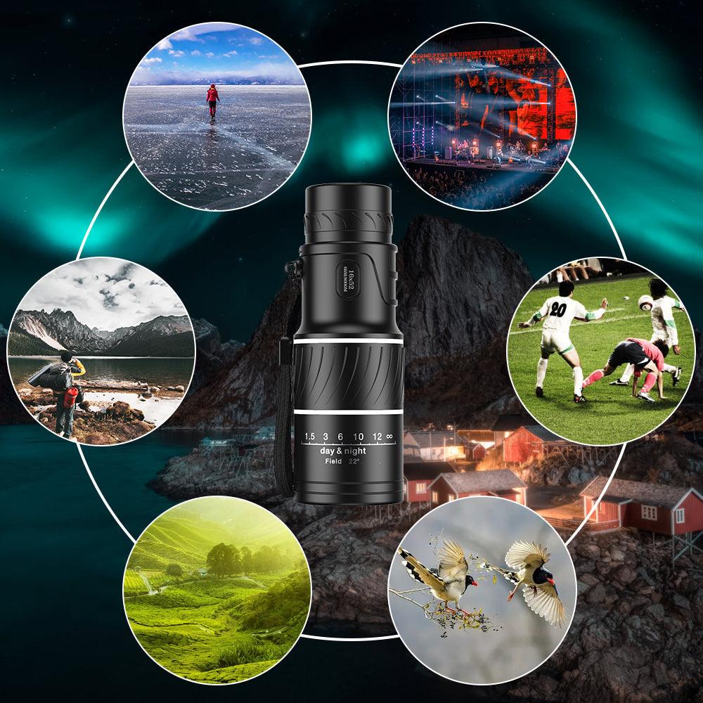 CloseView - Robuuste telescoop voor wandelen en wildlife spotten