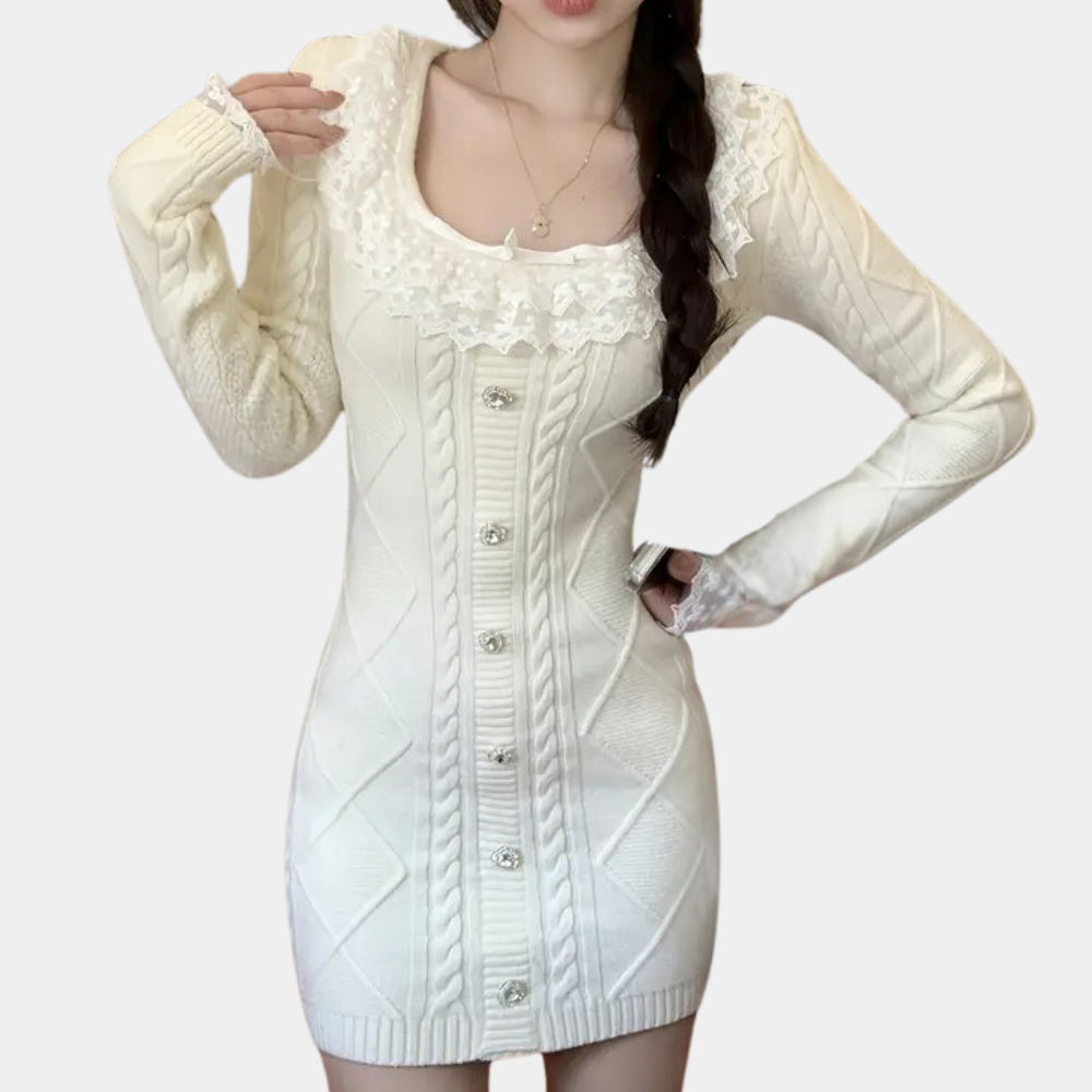 JOANNA - Comfortabele Gebreide Jurk voor Dames