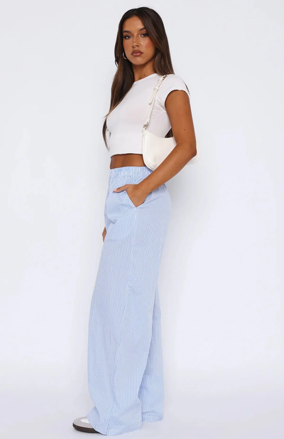 Lenae – Loose Striped Trousers