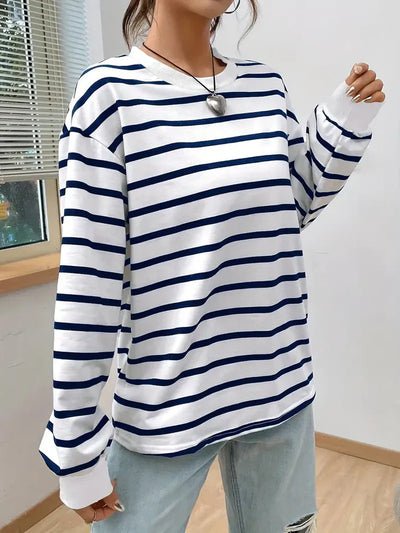 Lina | Striped Sweatshirt for Women