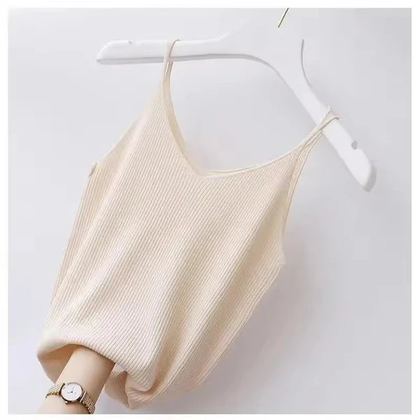 Lise – Ribbed Spaghetti Strap Top 