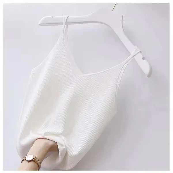 Lise – Ribbed Spaghetti Strap Top 