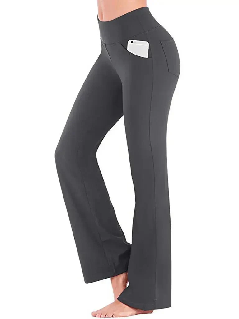 Livia – Flared Sports Trousers with Side Pockets