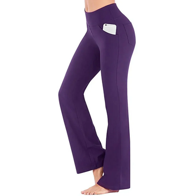 Livia – Flared Sports Trousers with Side Pockets