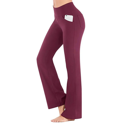 Livia – Flared Sports Trousers with Side Pockets