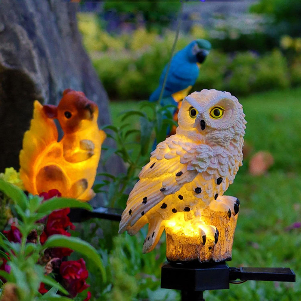 Lumiowlis - Solar Owl Garden Light