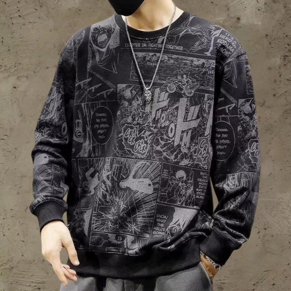 LINDO - Trendy Sweatshirt voor Heren