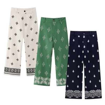 JULIETA - Printed trousers