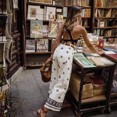 JULIETA - Printed trousers