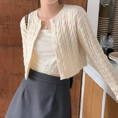 Femke | Kort gebreid vest