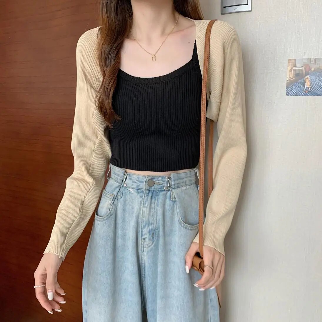 Eva | Trendy knitted cardigan with pattern