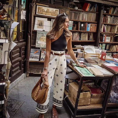 JULIETA - Printed trousers