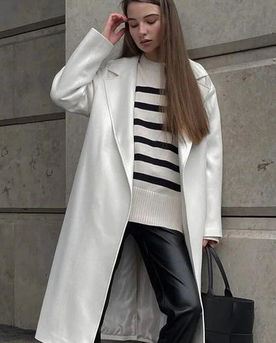 Fenna | Gestreepte lange coltrui