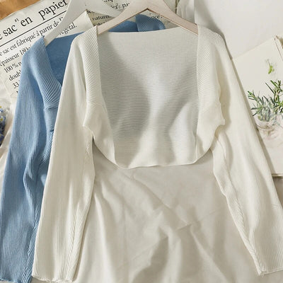 Eva | Trendy knitted cardigan with pattern