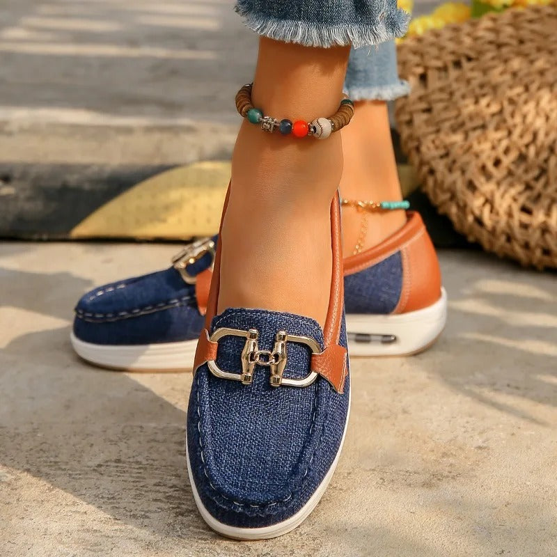 Eleanor - Breathable mesh wedge heels