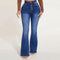 Emma - Fashion stretch flare jeans with high waist 