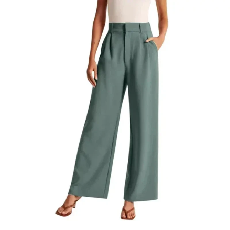 Marieke – High-waisted trousers with wide legs