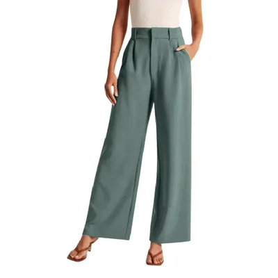 Marieke – High-waisted trousers with wide legs