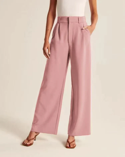 Marieke – High-waisted trousers with wide legs
