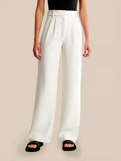 Marieke – High-waisted trousers with wide legs