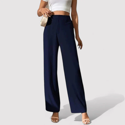 Marieke – High-waisted trousers with wide legs
