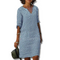 Minke - Casual Bedrukte Jurk voor Dames - Relaxed & Stijlvol